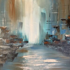 Ciudad Azul 60x90