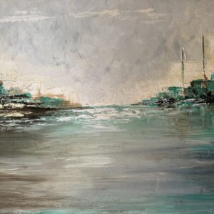 Ciudad En Turquesas 60x90