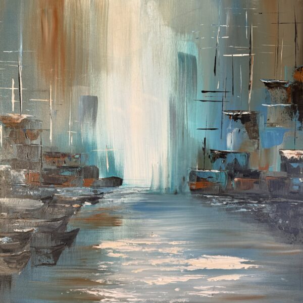 Ciudad Azul 60x90