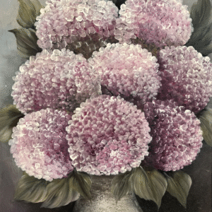Lluvia de Hortensias 60x80